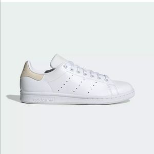 Adidas White and Beige Stan Smith